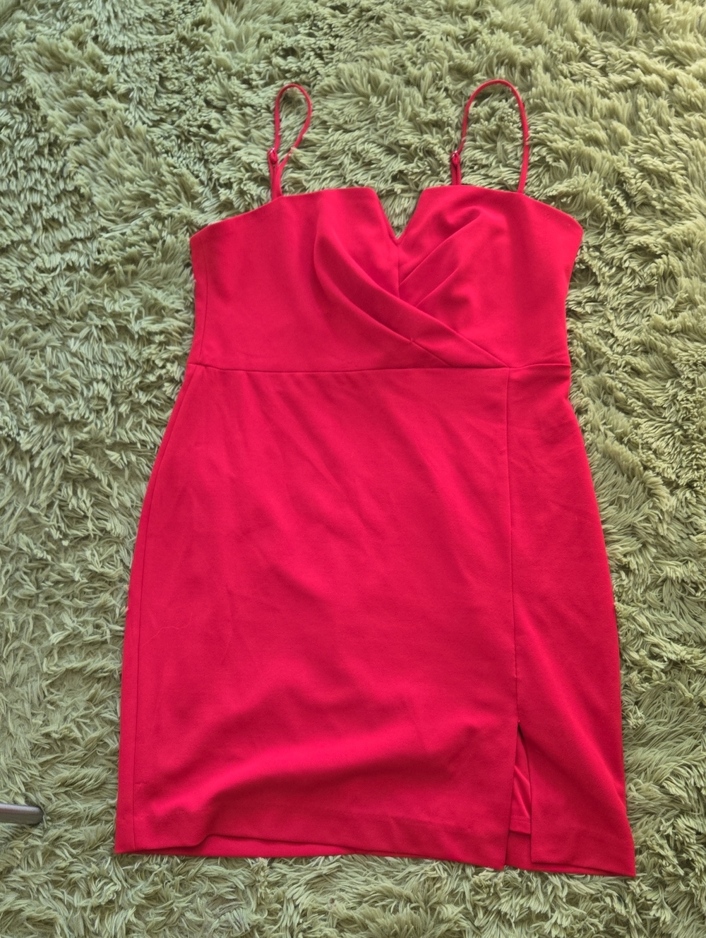 Laundry By Shelli Segal Hot Pink Spaghetti-Strap Bodycon Mini Dress